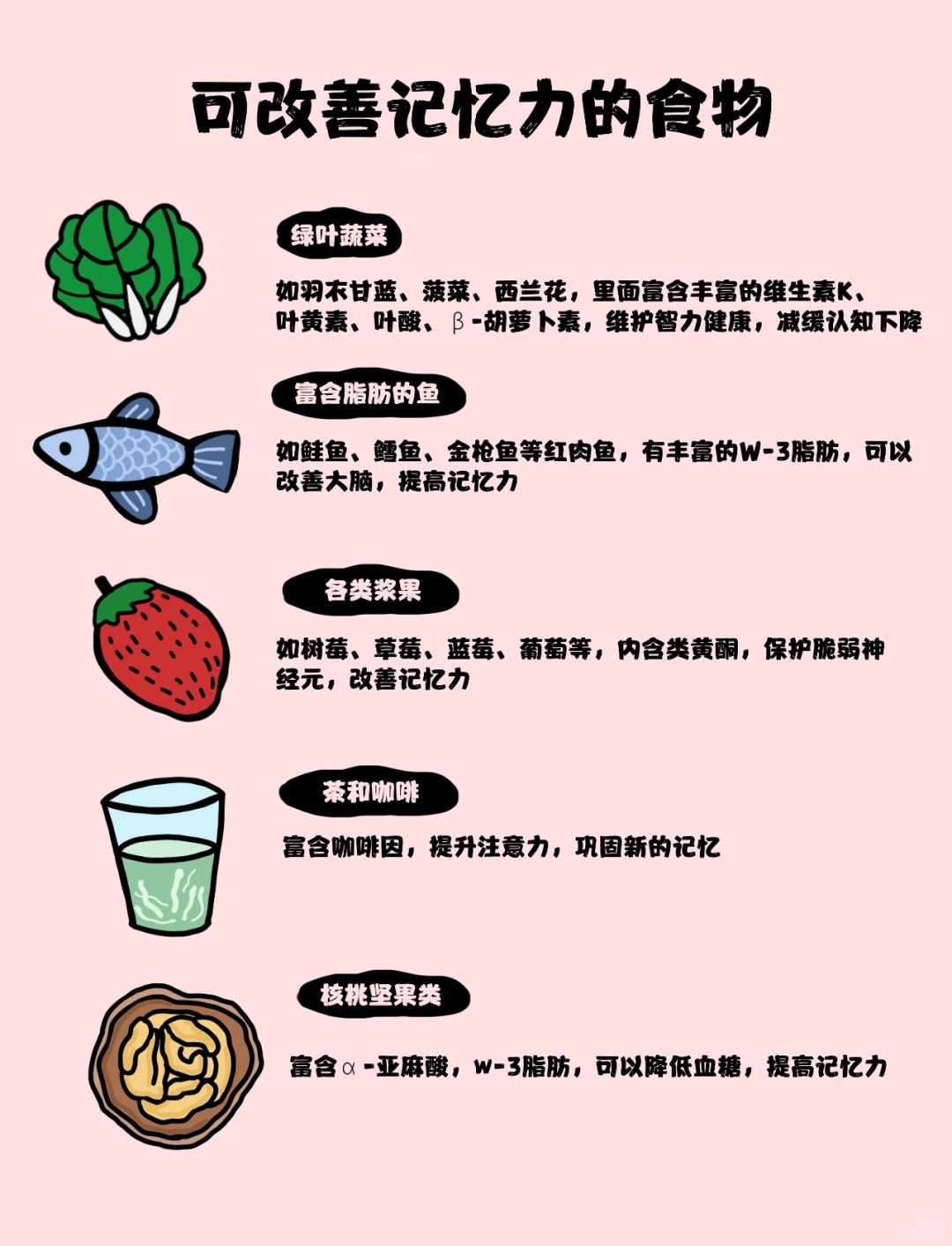 养生食谱，改善记忆力下降的有效助力
